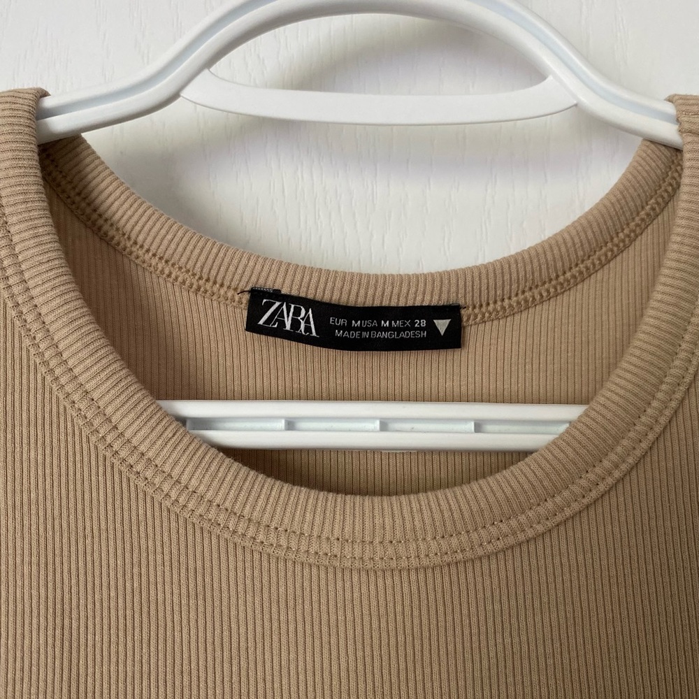 Zara Ribbed Crop Top - Picture 8 of 9